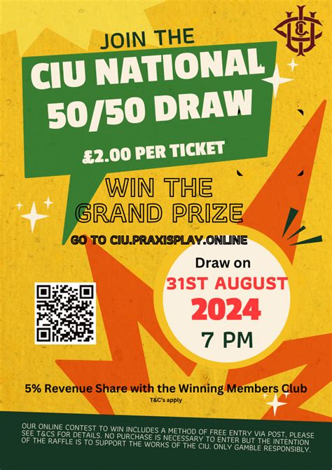 Order tickets for the Winter 2024 50/50 Draw .